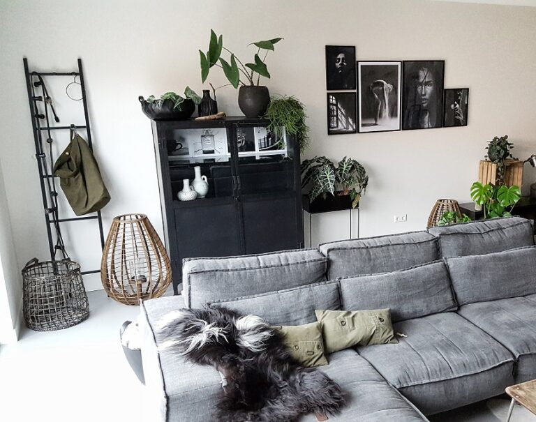 Posterwand in woonkamer