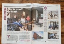 Huizedop in De Telegraaf