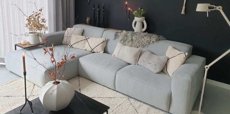 Een nieuwe bank in onze woonkamer