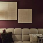 De trendkleur aubergine op de muur aubergine muur woonkamer interieurblogger