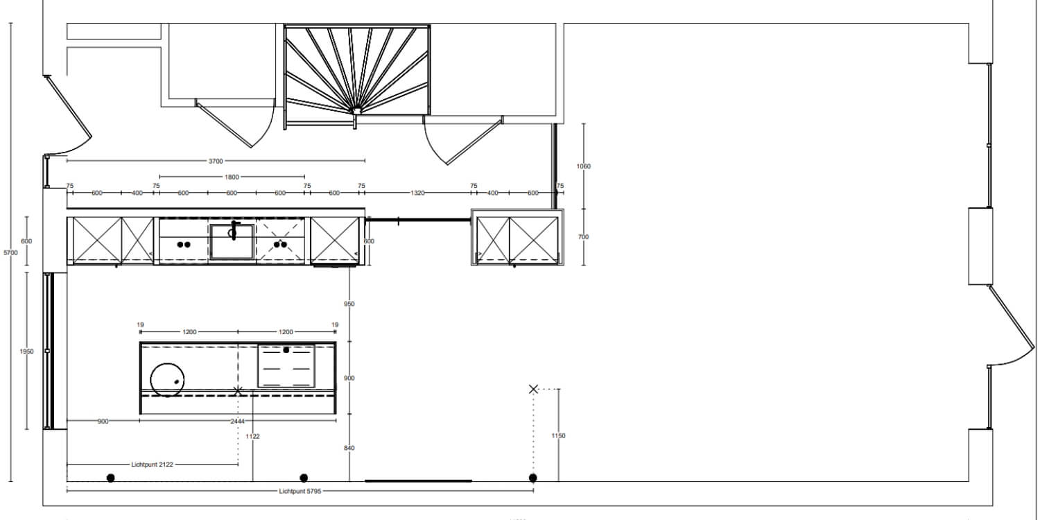 plattegrond tussenwoning middenwoning nieuwbouw