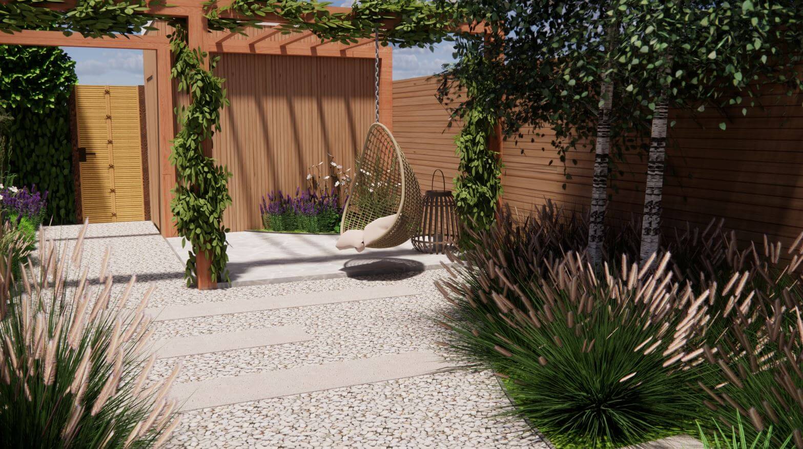 tuininspiratie tuinontwerp maken siergrind