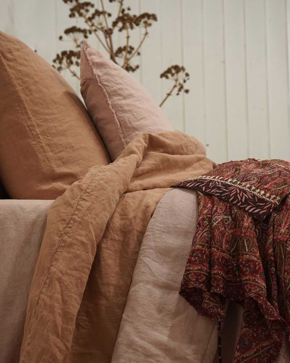 linnen dekbedovertrek slaapkamer inspiratie woonblog