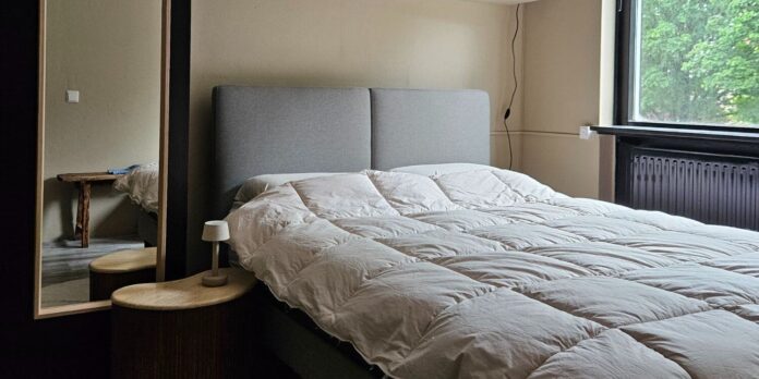 dekbed zonder overtrek