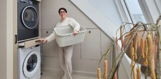Wasombouw kast op zolder: praktisch én een plaatje om te zien wasombouw zolder schuine wand luxbox interieurblog