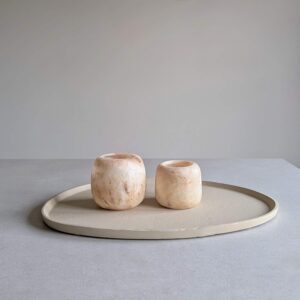 Alabaster set rond S & M | Nr. 34