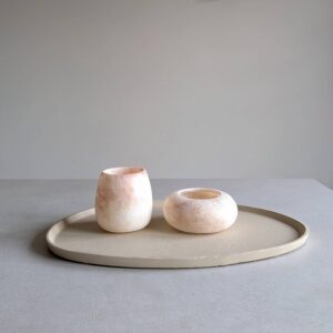 Alabaster druppel M & frisbee M | Nr. 32