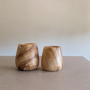 albast waxinelicht set