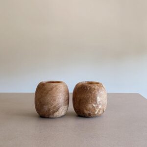 duo set bruine alabaster