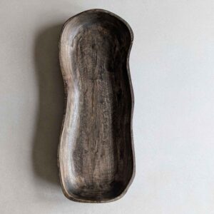 Houten plateau organische vorm | 45 x 18 cm