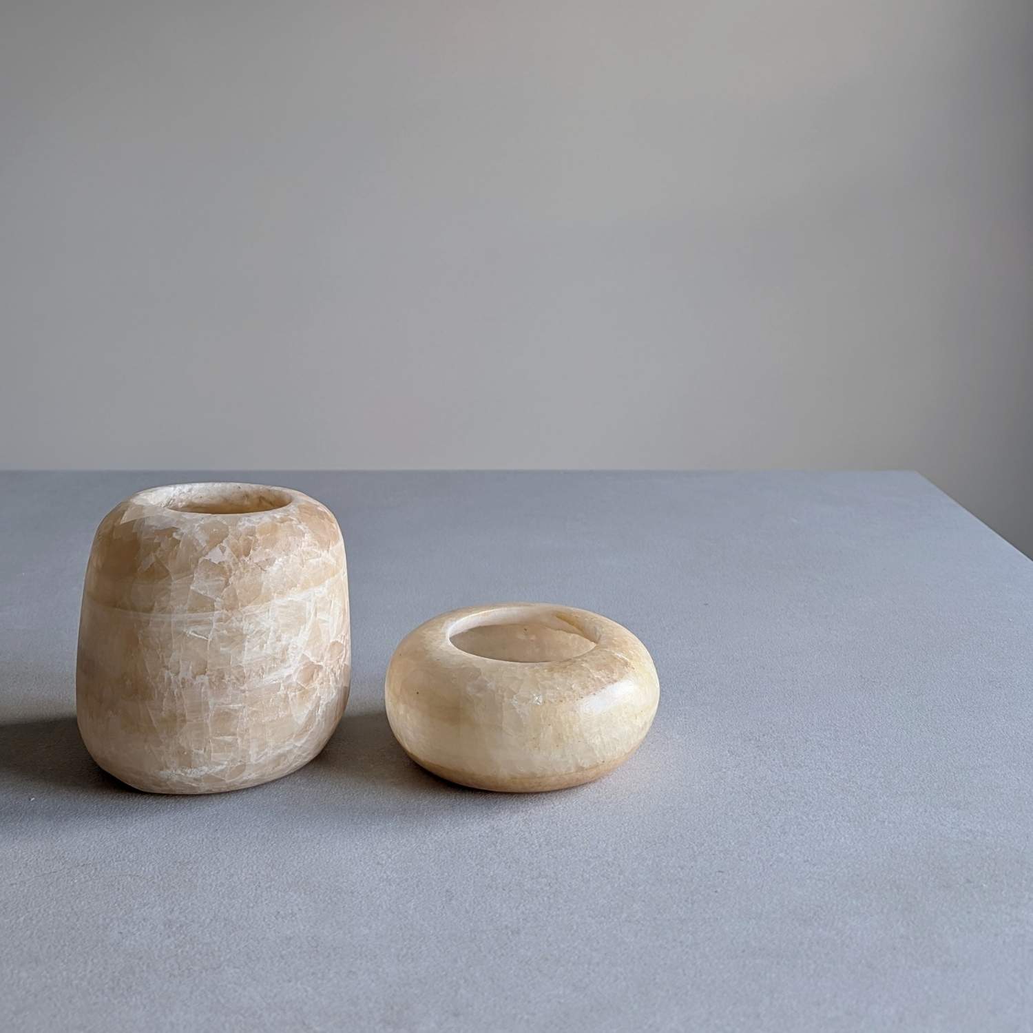 Alabaster set crème nr. 53 | Rond L & Donut M