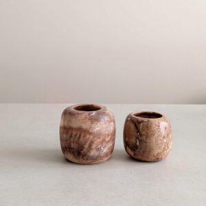 bruine alabaster set