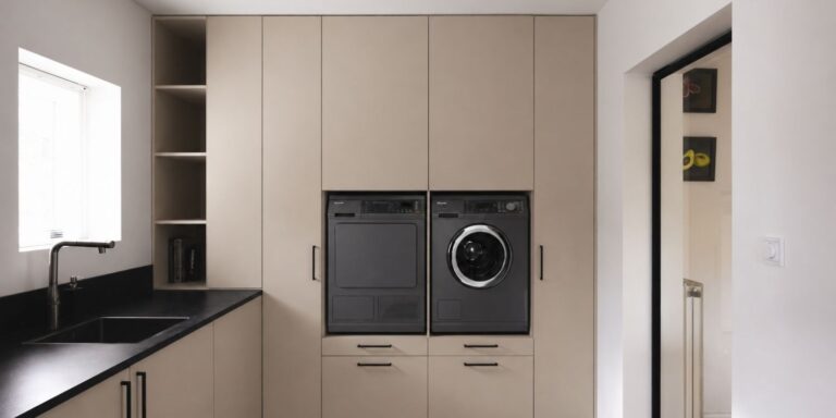 Waarom je de wasmachine wilt wegwerken in een maatwerkkast